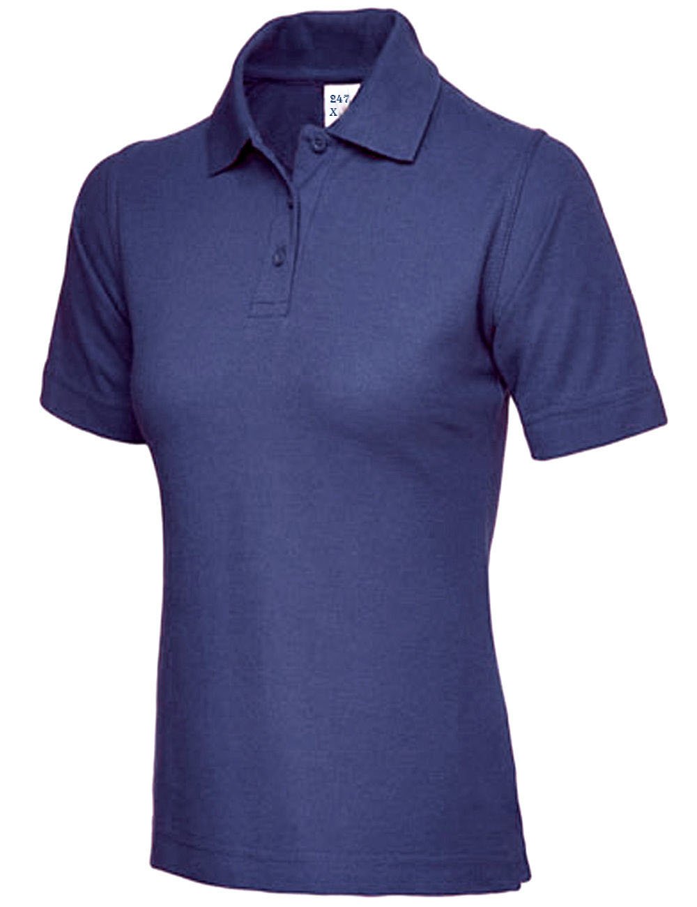 Ladies Premium Pique Polo Shirt (UK 12, Navy)