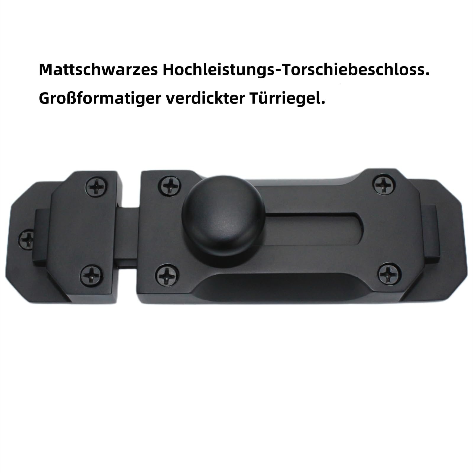 MECCANIXITY Flush Bolt - 6 Inch Stainless Steel Door Slide Lock