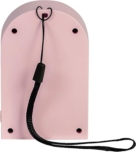 Miniatura 11 de Crosley CR3046A-PI Mini Jukebox Altavoz Bluetooth portátil con luces LED y micrófono, rosa