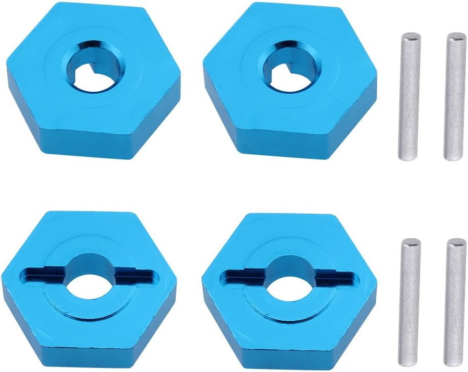 Hobbypark 7mm to 12mm Aluminum Wheel Hex Adapter Hub For WLtoys A959 949 969 979 1/18 RC Car Replacement