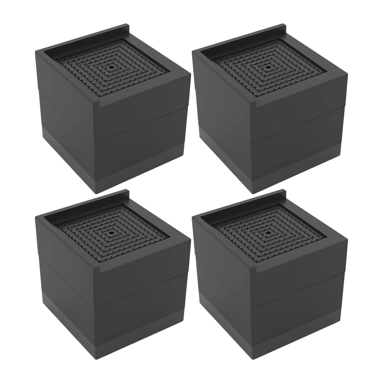 4 Pieces Bed Risers Raising Non Slip Furniture Risers for Cabinet Chair Sofa-image-29