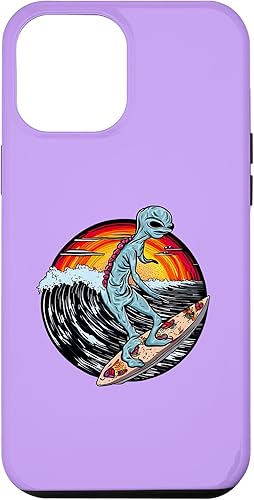 Miniatura 10 de Funda para iPhone 1212 Pro Alien Surfing Pizza Sunset