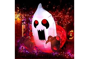 Halloween Inflatable Ghost Broke Out from Window