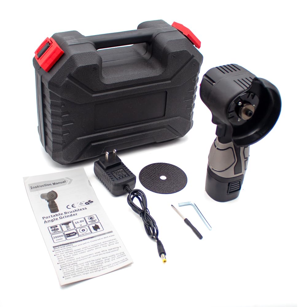 Mini bezprzewodowa szlifierka kątowa, elektryczna polerka ręczna elektryczna szlifierka kątowa z akumulatorem 16,8 V 2000 mAh