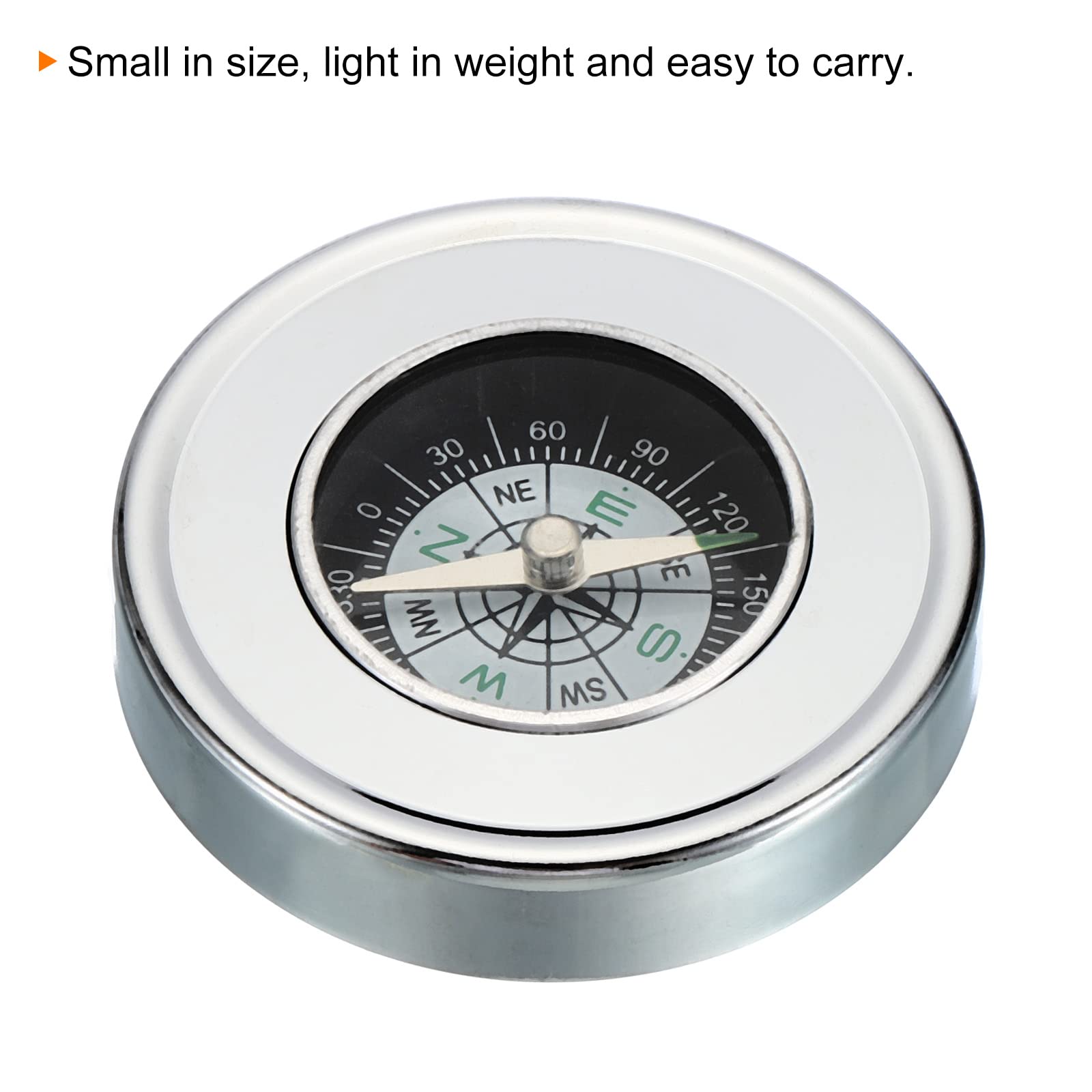 Boussole Acrylique Portable - Pour Randonnée & Camping | Outil Navigation Poche