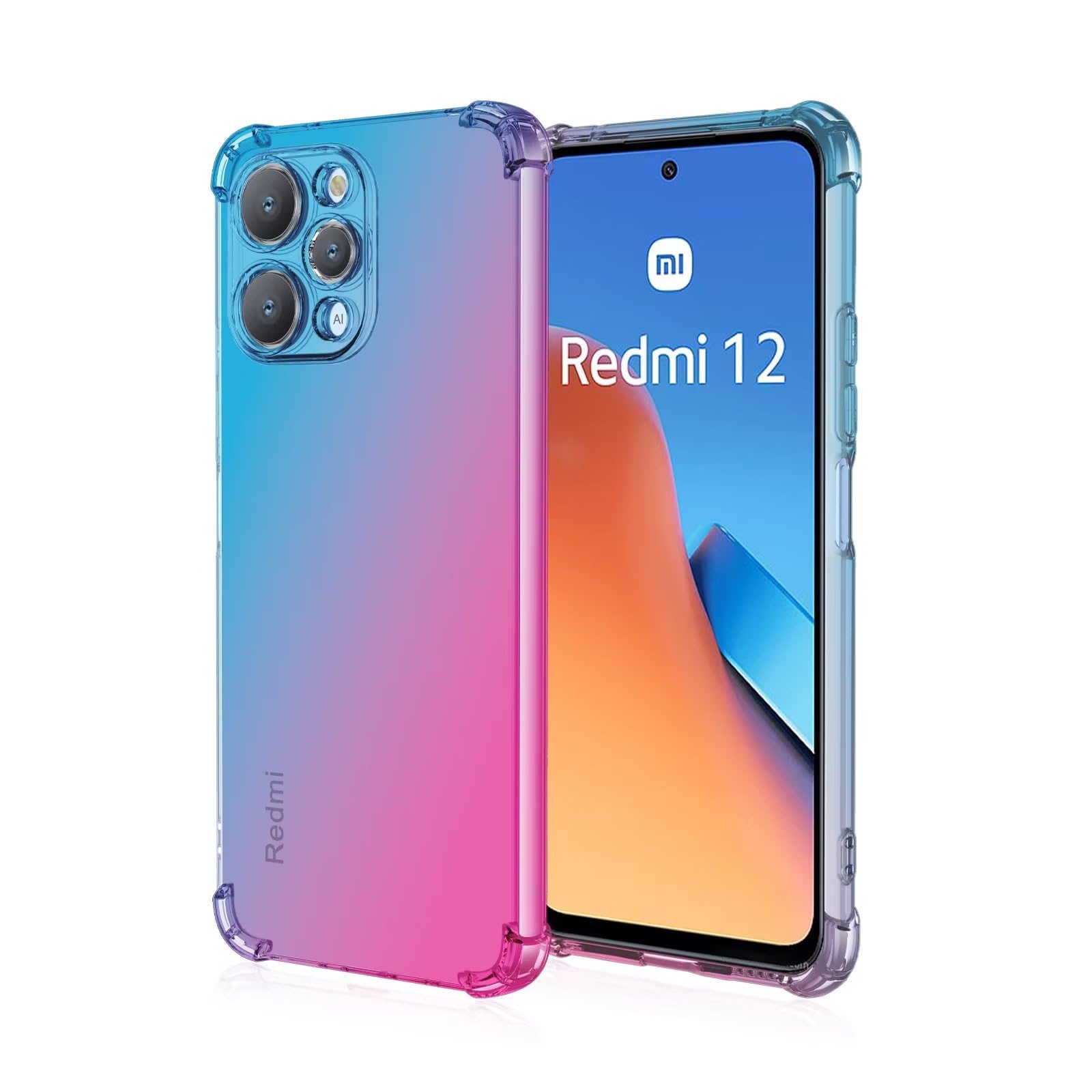RankOne Custodia A Portafoglio per Redmi 12 (4G) / Redmi 12 5G (6.79