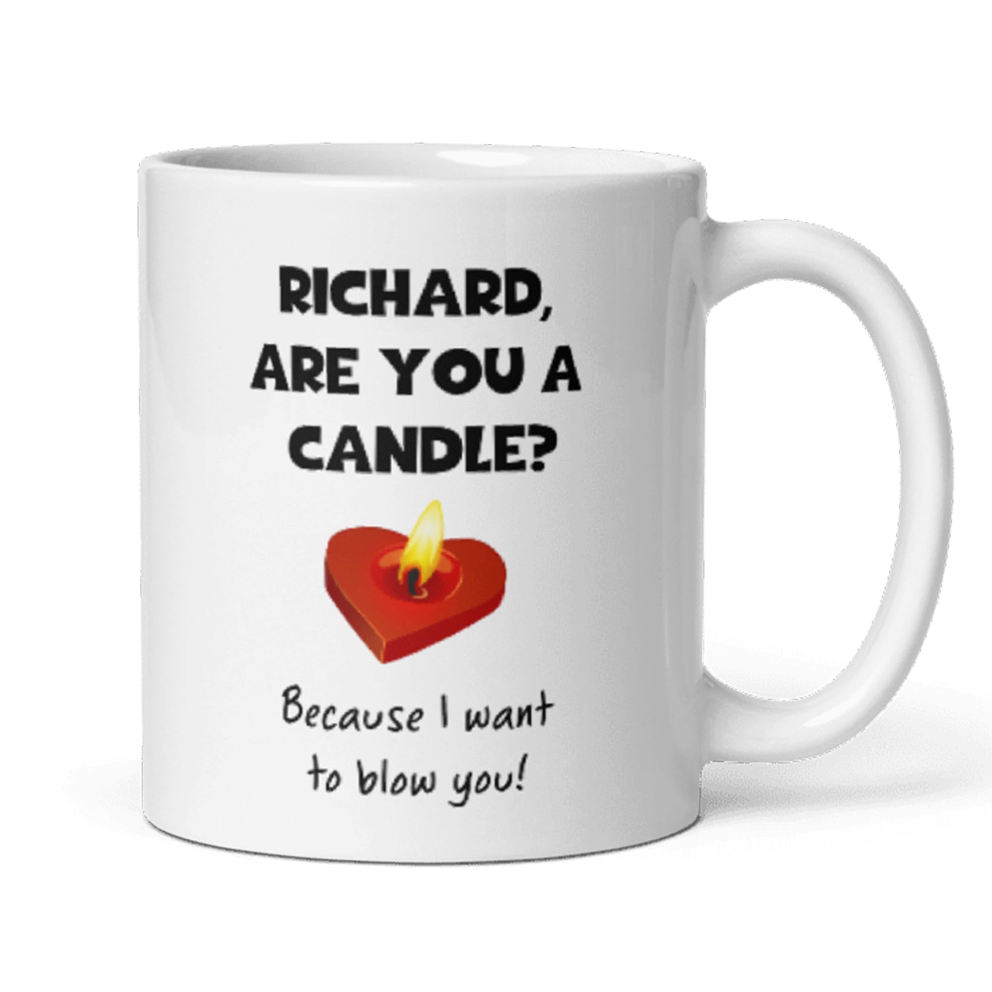 Confidently Quirky - Personalised Are You A Candle White Mug, Funny Valentines For Boyfriend, Anniversary Husband Mug, Birthday For Boyfriend