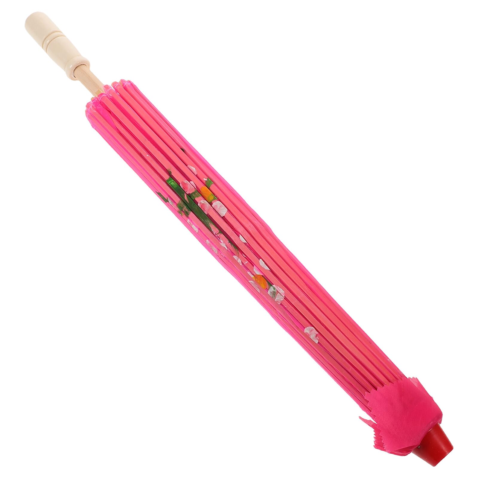 Sombrilla asiática de seda clásica SHOWERORO parasol rosa ligero de danza bodas 8