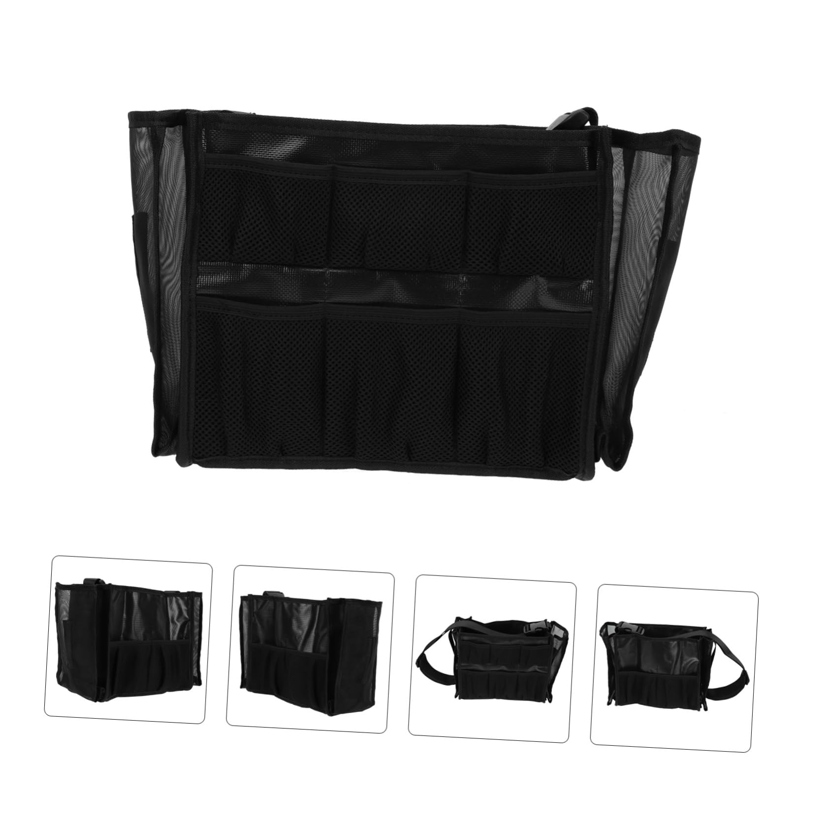 VALICLUD Tragbare Kosmetiktasche für Visagisten mit Großem Fassungsvermögen aus Mesh Wasserfest und Einfach zu Verstauen für Make Up Pinsel und Professionelle Nutzung