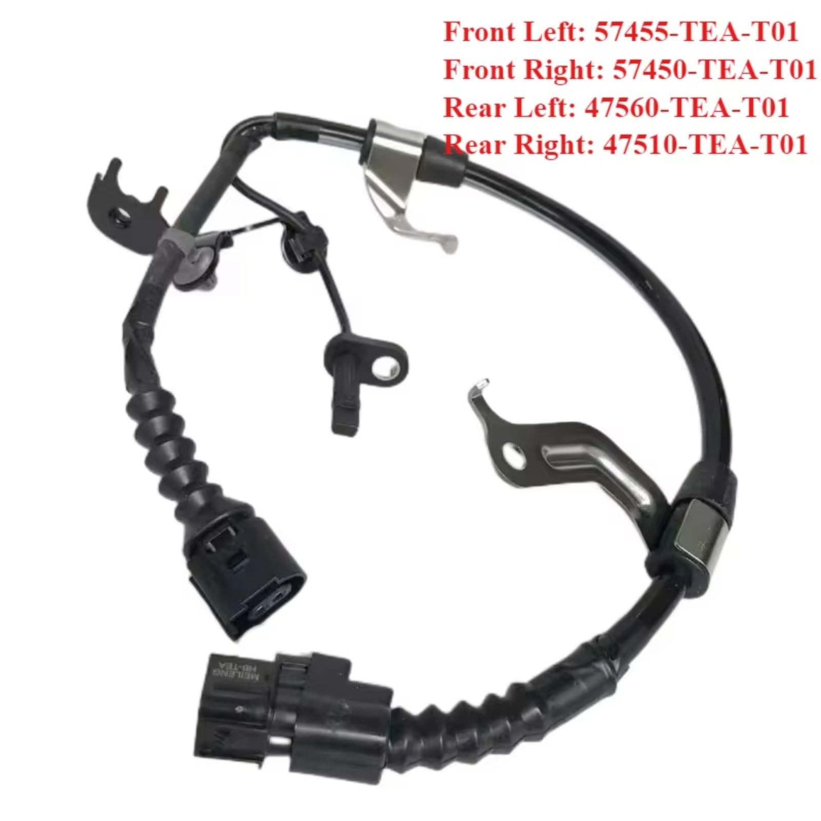 ABS Fühler Radsensor Für Civic 2016 2017 2018 2019 Vorne Hinten Links/Rechts 47510-TEA-T01 47560-TEA-T01 57450-TEA-T01 57455-TEA-T01 ABS Rad Geschwindigkeit Sensor(Rear Right)