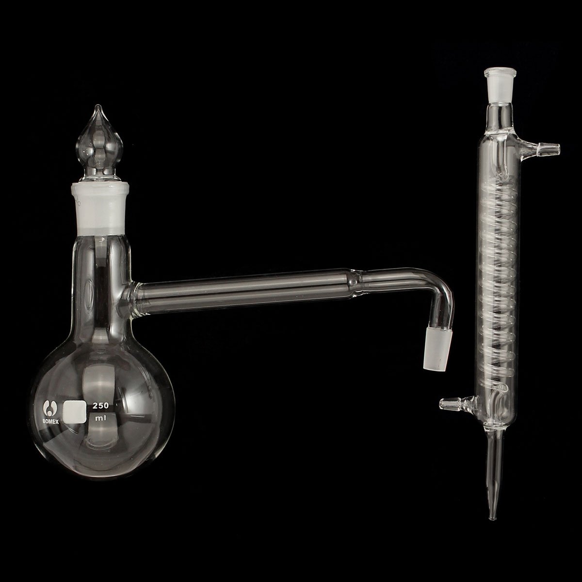 DOUKIKI 250ml Distillation Apparatus Lab glassware kit Distillation Kit