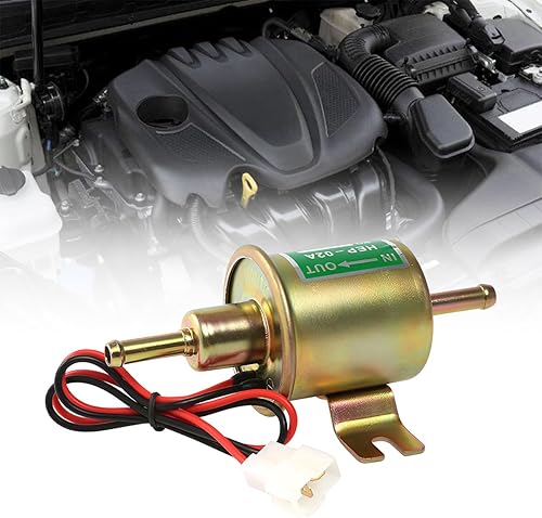 Miniatura 6 de BESULEN Bomba de combustible eléctrica, bomba de transferencia de combustible de baja presión resistente de 12 V, bomba de combustible diésel de gas