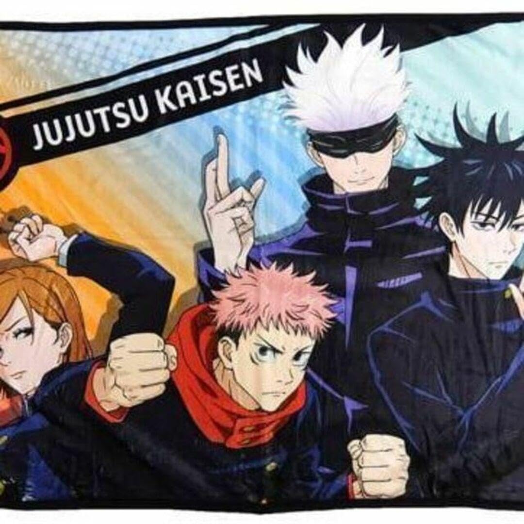 Amazon.co.jp: 呪術廻戦 ブランケット 集合4人 : ホーム＆キッチン