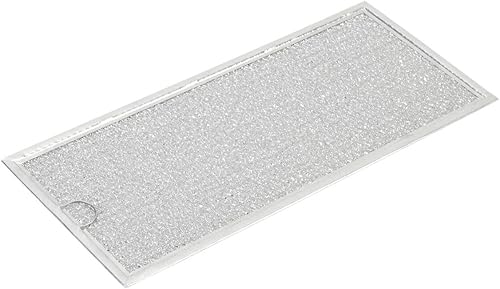 Whirlpool Filtro de grasa original 6802A OEM para microondas de gama alta - Reemplaza 1373175, 20-6802, 200206802, 206801, 206802, 4393691, 4393790,