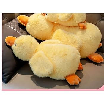 Amazon.co.jp: 抱き枕 あひる アヒル 黄色い抱き枕 ぬいぐるみ