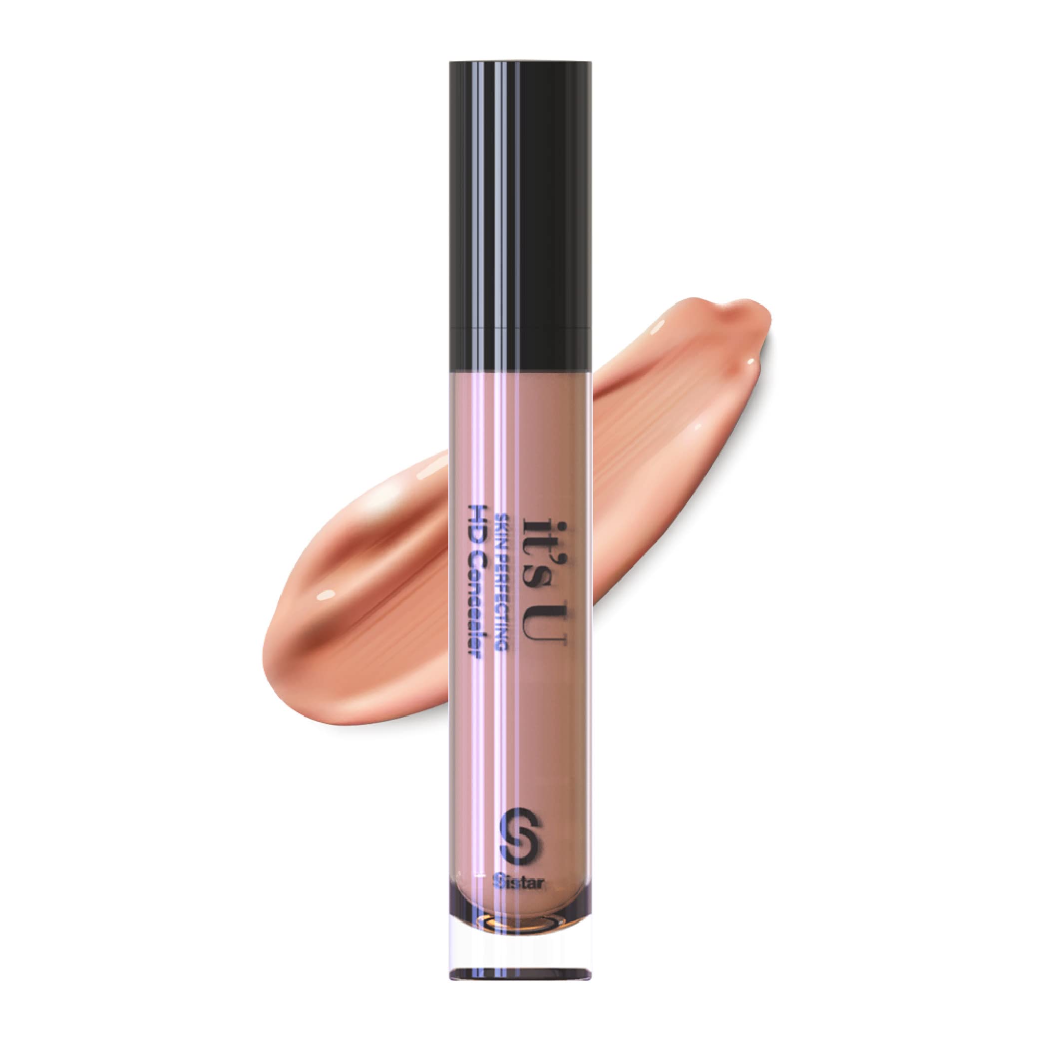 SISTAR Its U Skin Perfecting Conceal HD Contour Color Corrector Full Coverage Smooth and Flawless Peach