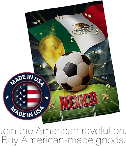 Miniatura 5 de Pancarta de la Copa del Mundo de México, mástiles de bandera para exteriores, soporte de casa, decoración al aire libre, tapiz de jardín, letreros