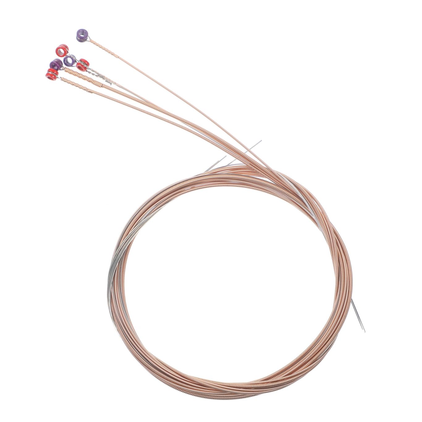 ibasenice 30piezas Cuerdas De Guitarra Acústica De Cuerdas De Repuesto Para Guitarra Folk Sonido Brillante y Resistencia Mejorada Fácil Instalación y Larga Duración