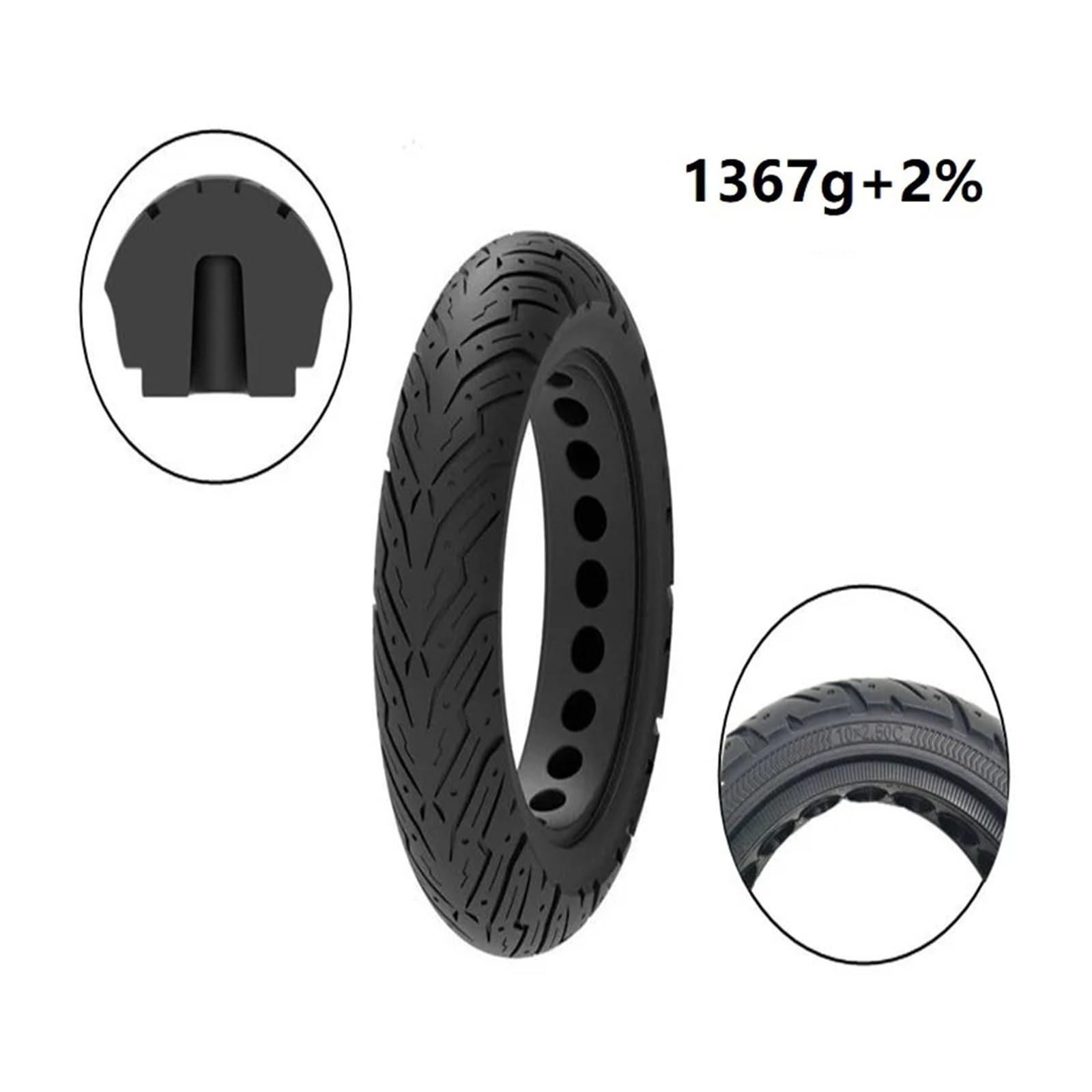 Solidna Opona Do Skutera Elektrycznego, Pasująca Ninebot Max G30 G30D opony do skutera