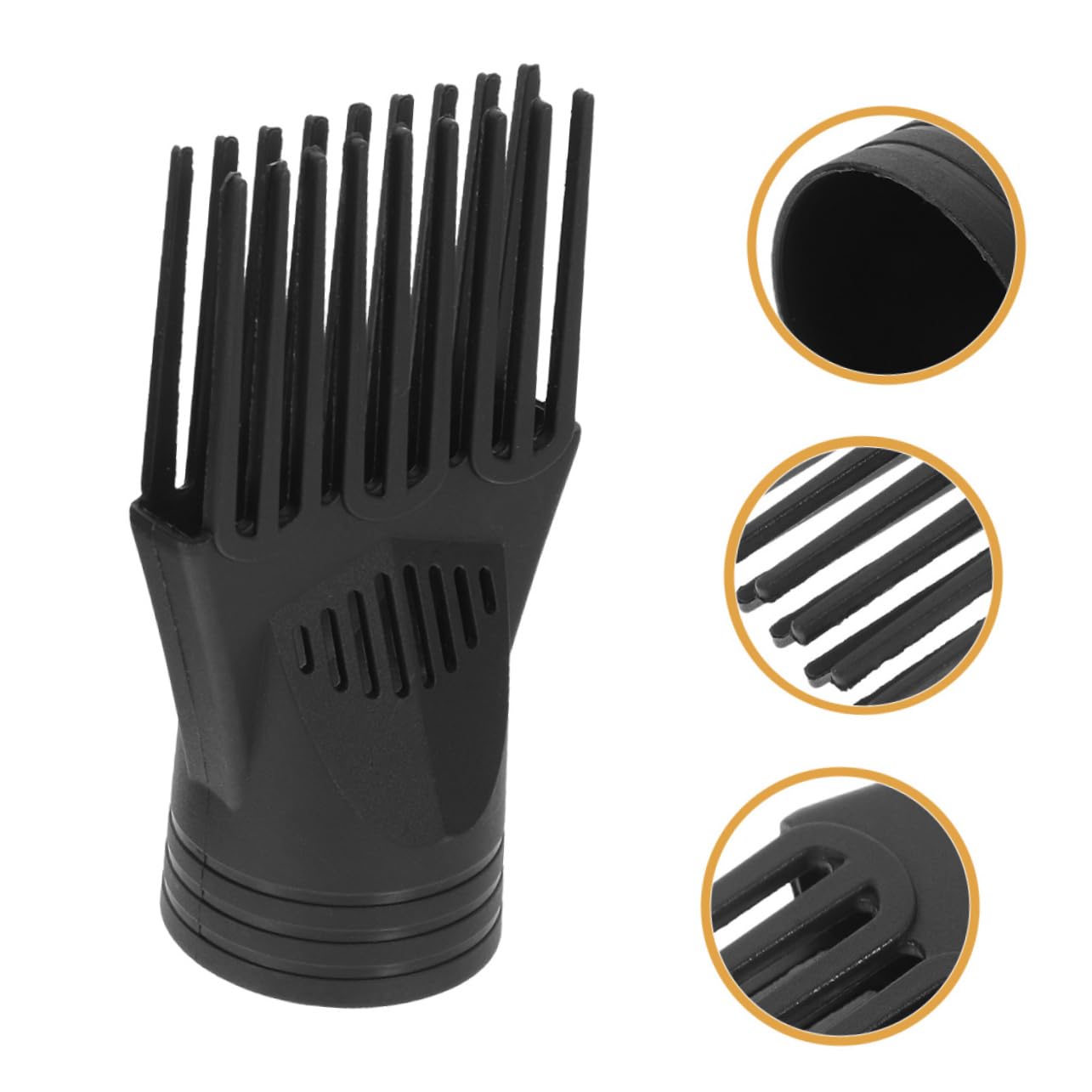 Pettine Ugello per Asciugacapelli 10 Pezzi, Accessorio per Styling Chioma, Ricambio Resistente in Plastica, per Uso Domestico e Professionale, Leggero e Portatile per Viaggi
