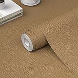 WADILE Grasscloth Peel and Stick Wallpaper 15.7in x 78.7in, Textured Contact Paper for Cabinets, Faux Linen Wall Paper Pull and Stick, Fabric Vinyl Wallpaper Self Adhesive Coffee
