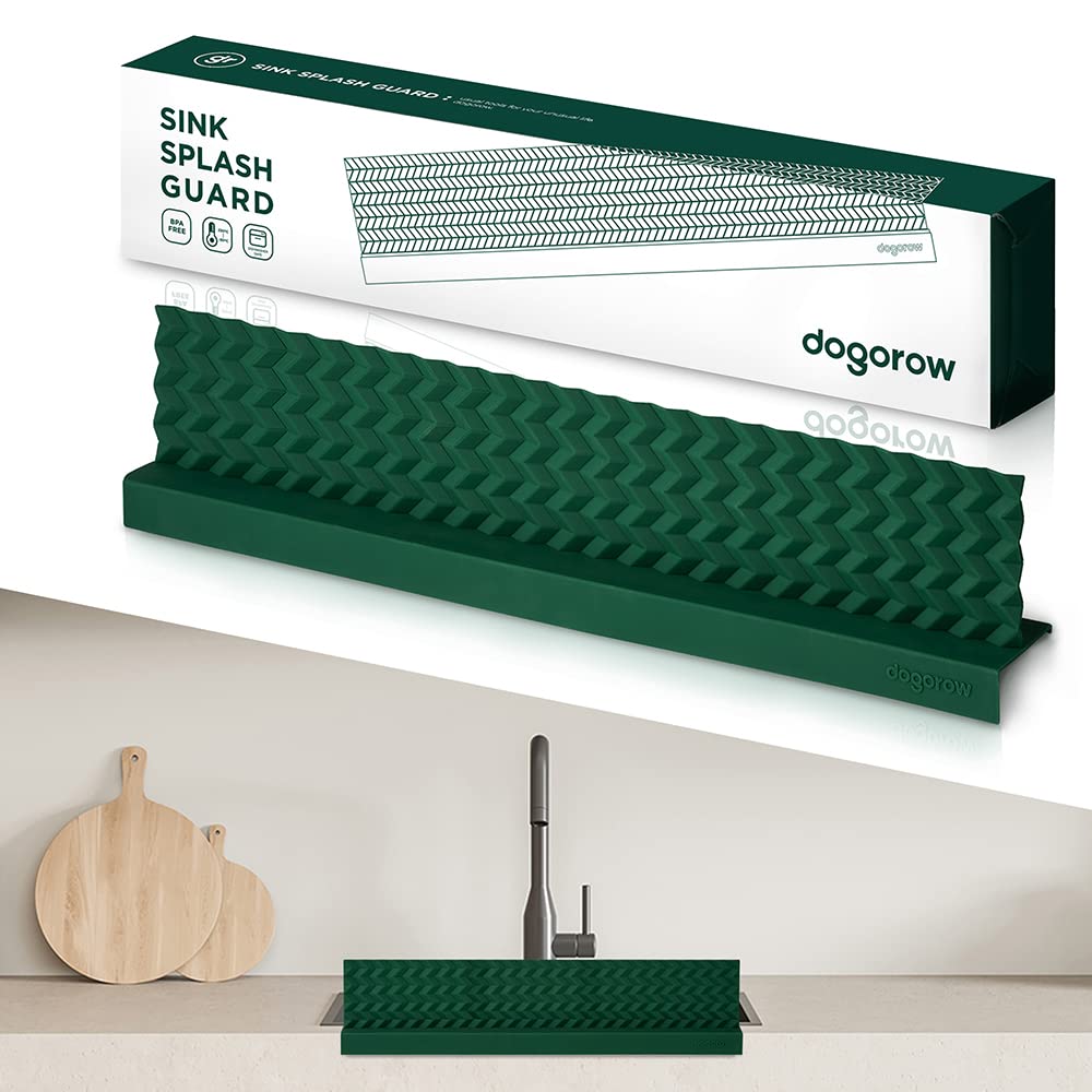Buy Dogorow Sink Splash Guard Premium Silicone Water Splash Guard for