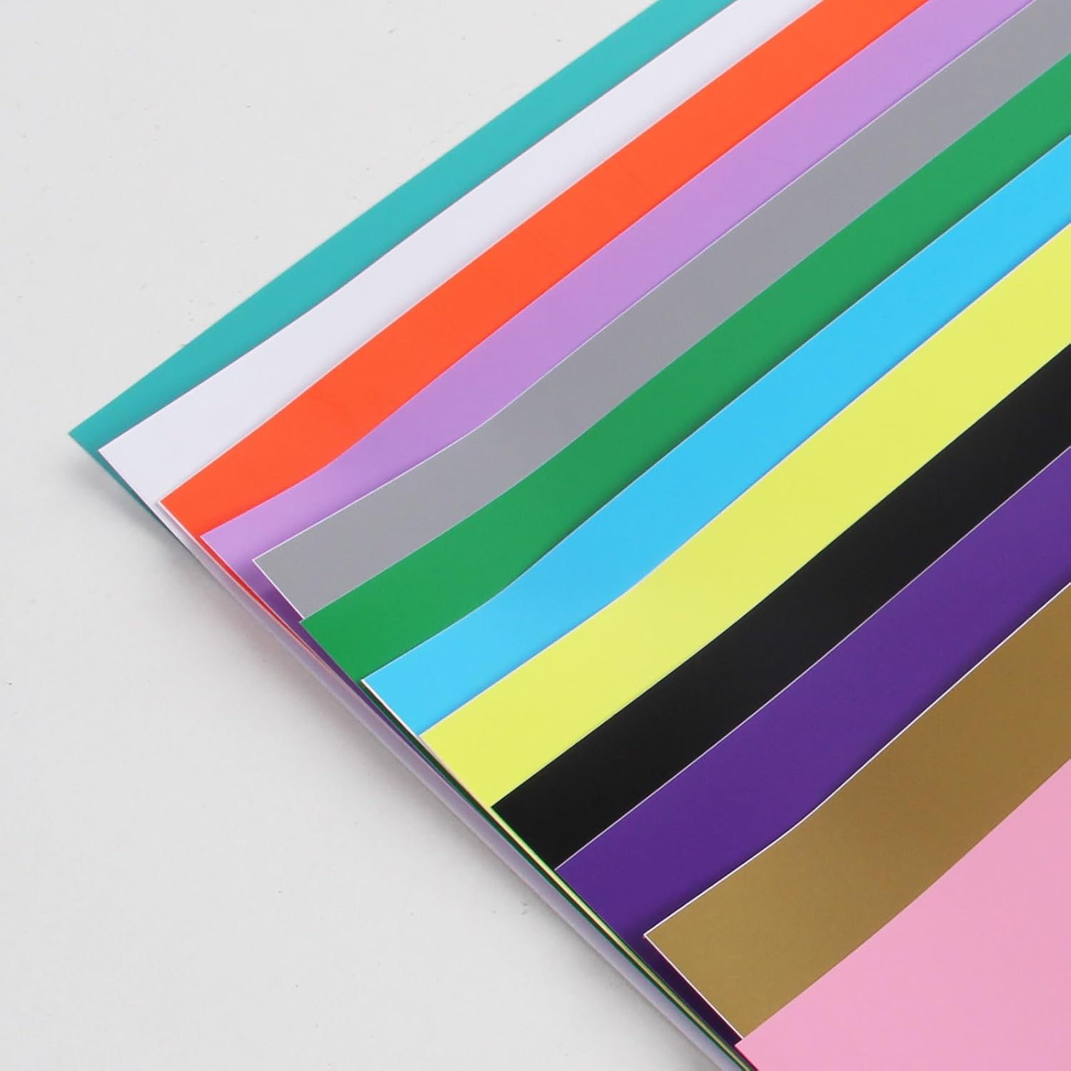 LOPASA Permanent Adhesive Vinyl Sheets Sampler Compatible with Cricut Joy Xtra, 8.5x12 Extra Vinyl Supplies, 48 Color Materials for Decor and Sticker Making, Xtra Accessories Bundle(Glossy & Matte)
