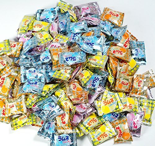 Ramune Candy Fruit mix Soda with Ramune powder 1lb Bulk Hard Candy
