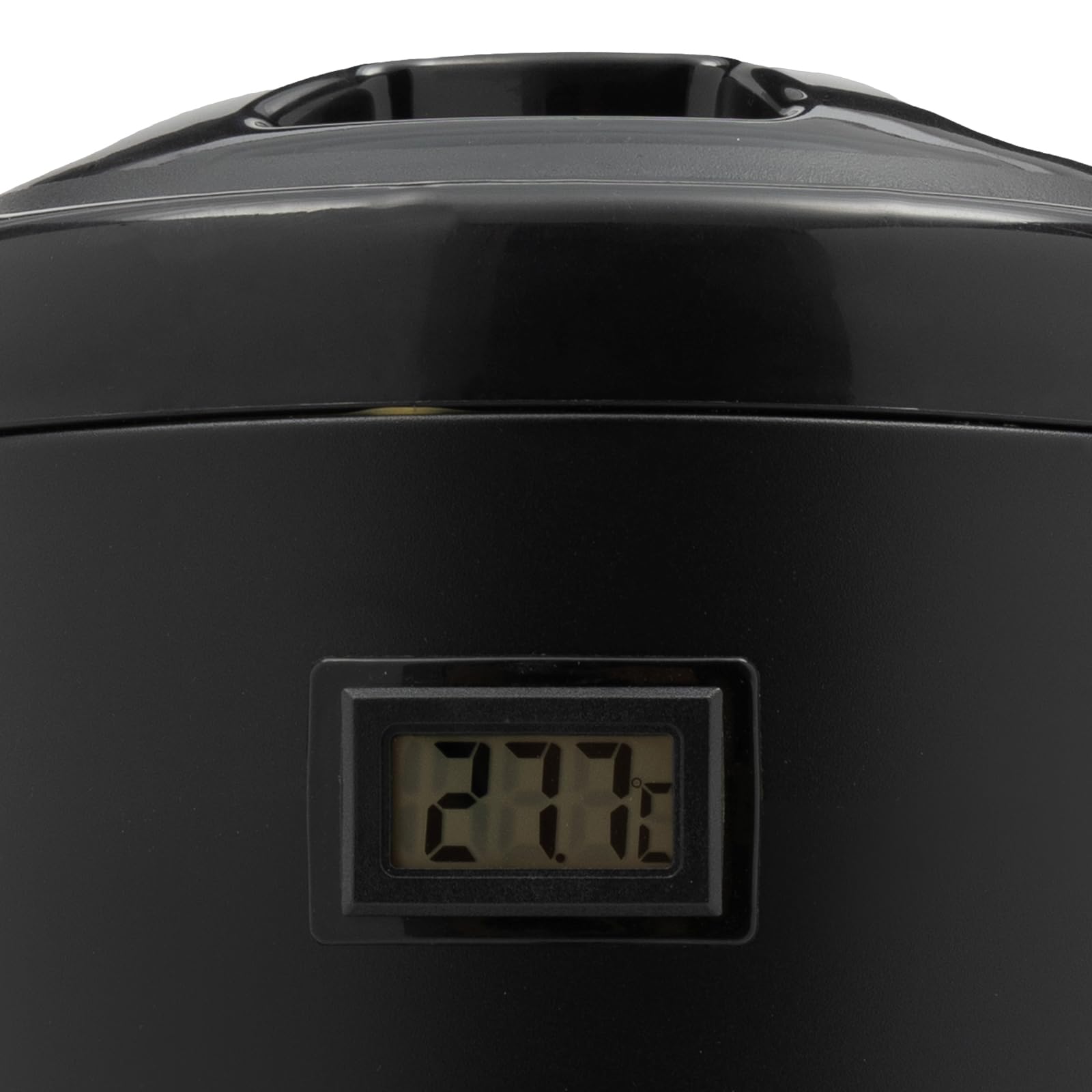 OUKANING Distributeur de boissons isotherme en acier inoxydable de 8 à 12 l avec thermomètre numérique et robinet, double paroi pour garder les boissons chaudes/froides pendant 12 heures, grand