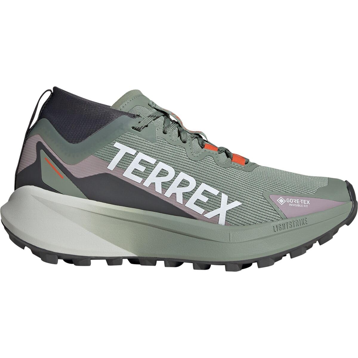 Womens Terrex Agravic GTX Trail Running Sneakers Shoes - Green