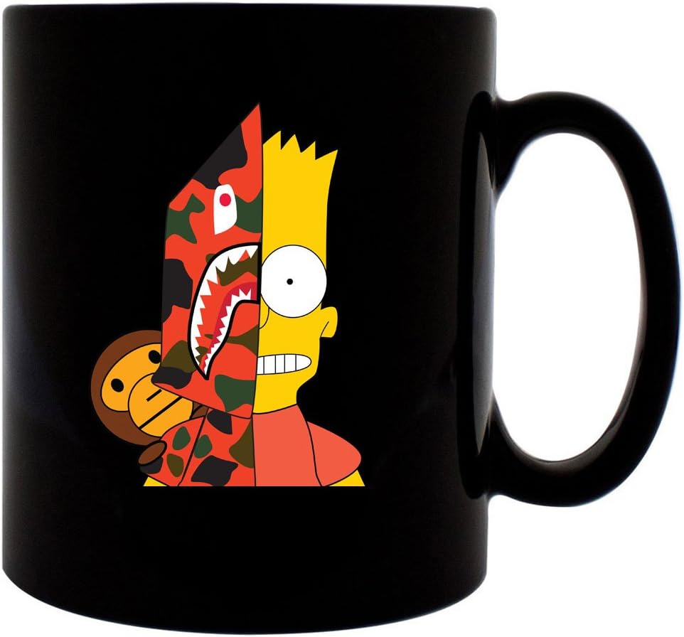 Mug 11oz Ceramic Coffee Mug (Black)