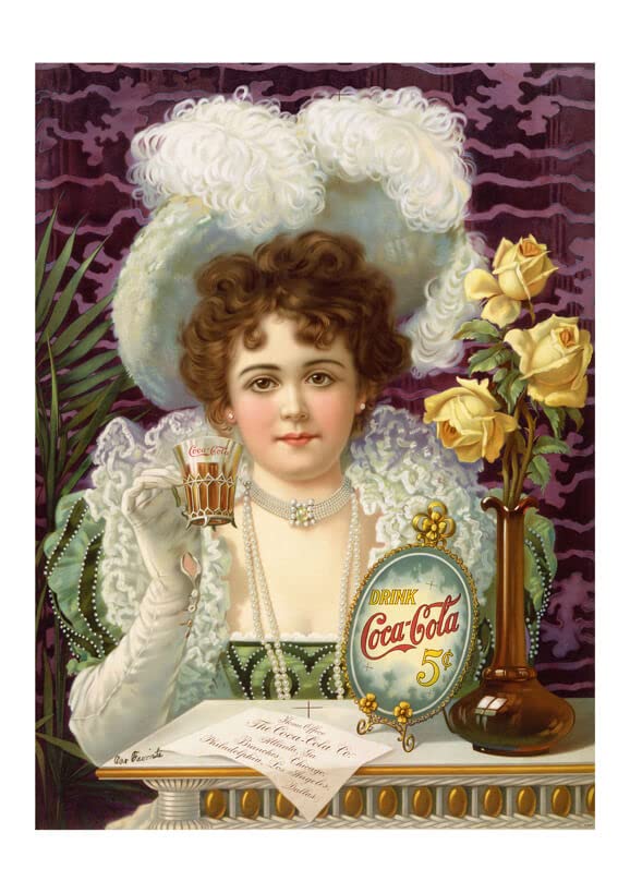 Coca Cola poster mural vintage Spiffing Prints grande affiche d'archivage mat
