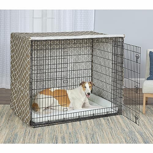 image for MidWest Homes for Pets Dog Crate Cover, Privacy Dog Crate Cover Fits M