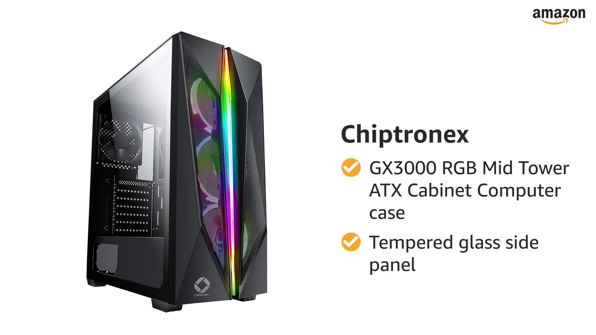 Buy CHIPTRONEX GX3000 RGB Mid Tower ATX 