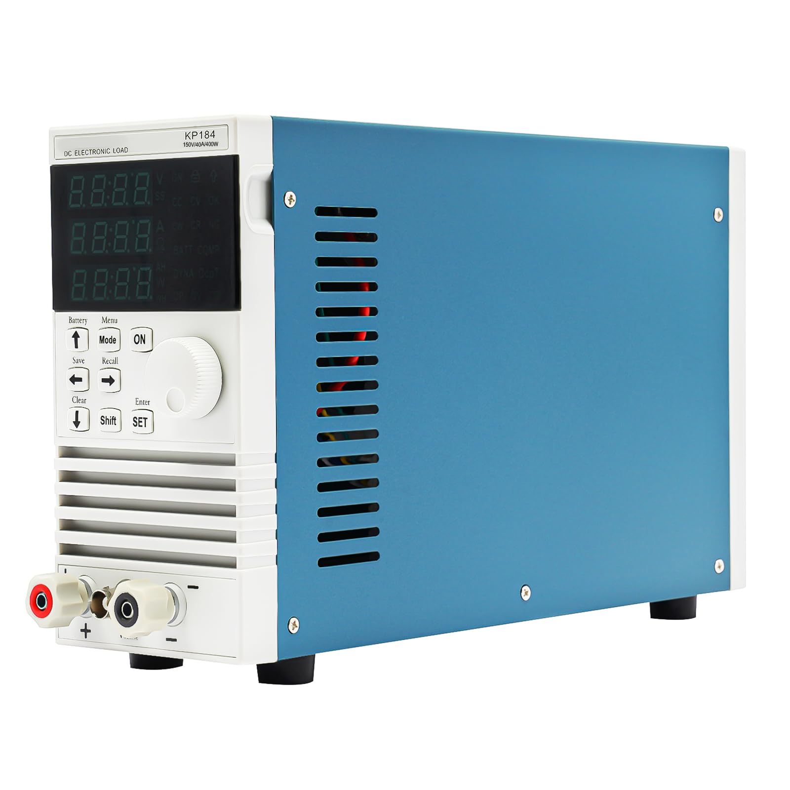 KP184 DC - Comprobador de capacidad de batería de carga electrónica de 150 V 0-400 W 0-40 A, comprobador de carga electrónico de un solo canal para cargador