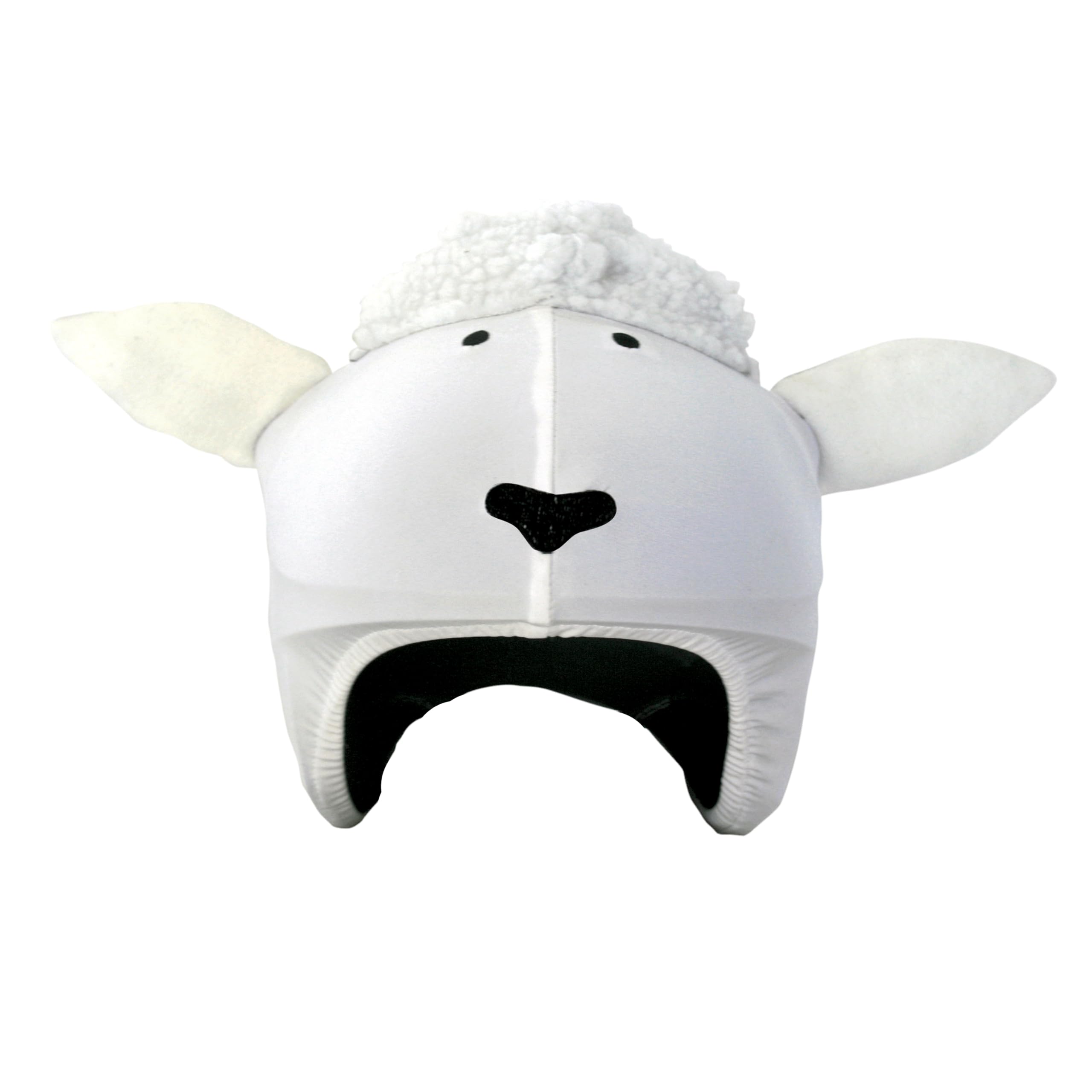 COOLCASC  WHITE SHEEP LAMB  SKI BOARDING HELMET COVER COOL CASC  028