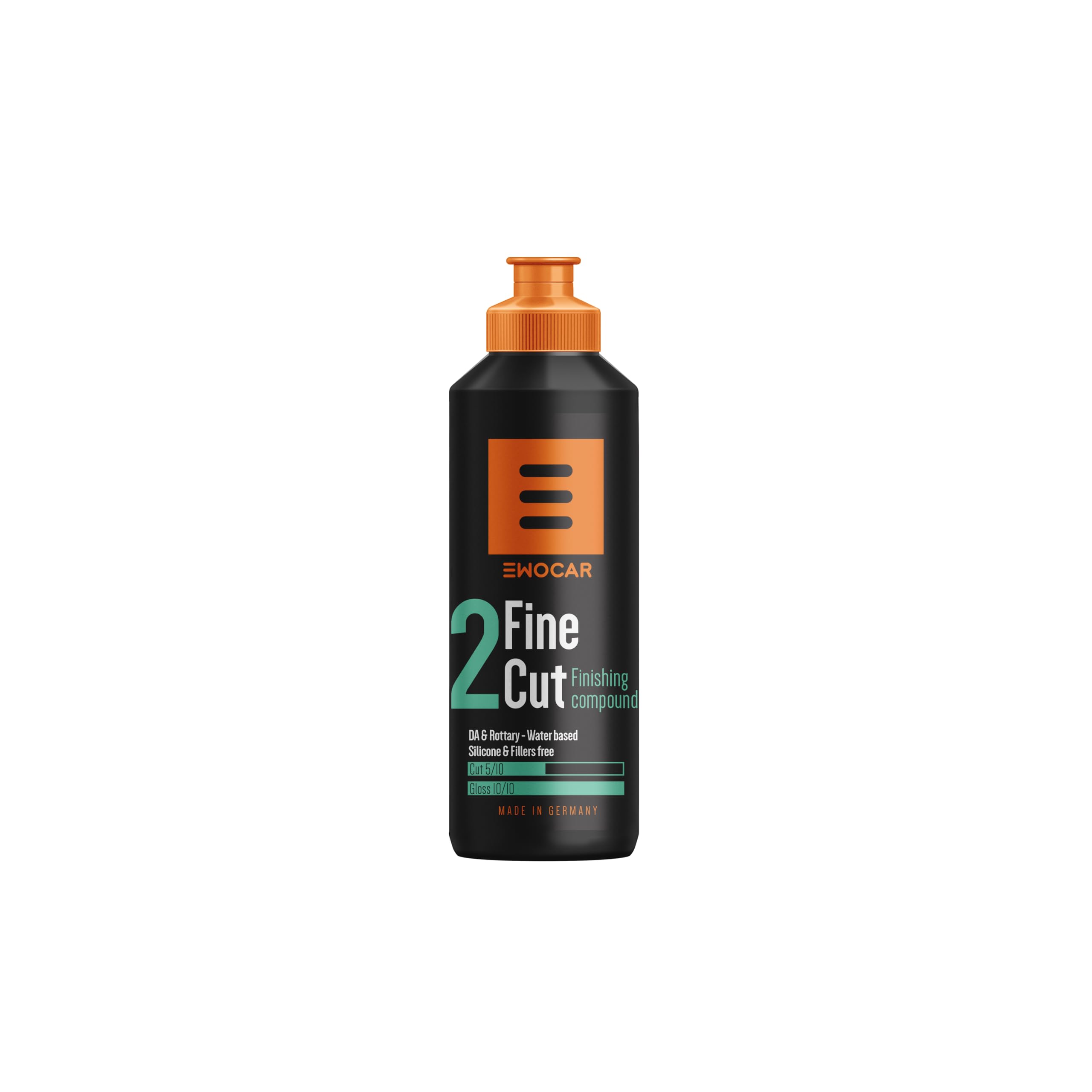 Ewocar Fine Cut Compound – Advanced Finishing Polish for Paint Correction, Deep Shine, Long Buff Time, No Silicone or Fillers