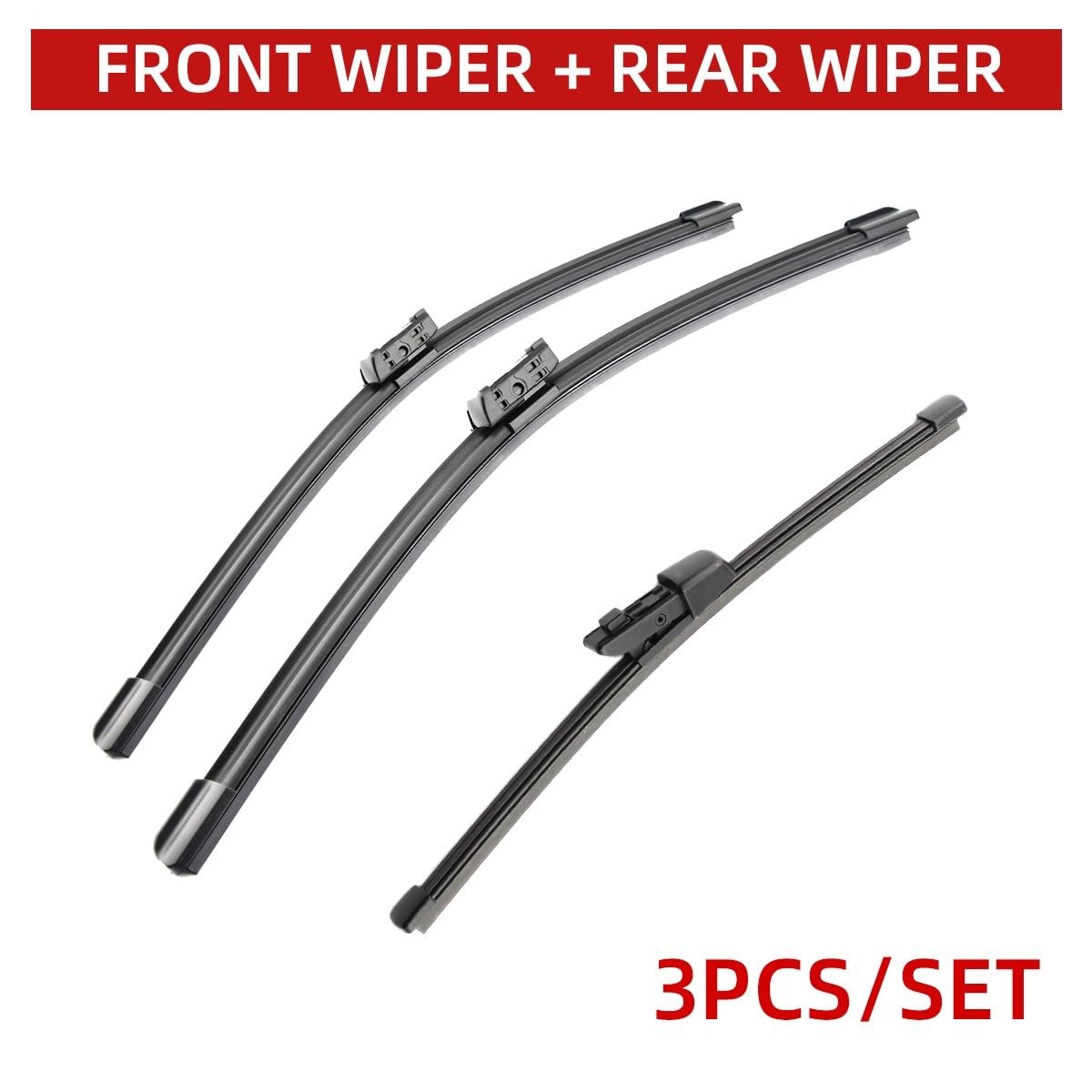 Automotive Tergicristalli Auto Anteriore E Posteriore Tergicristallo Set Kit Parabrezza Parabrezza Finestra Spazzole Per VW Per Golf 7 MK7 Hatchback 2012-2018 Tergicristalli Parabrezza
