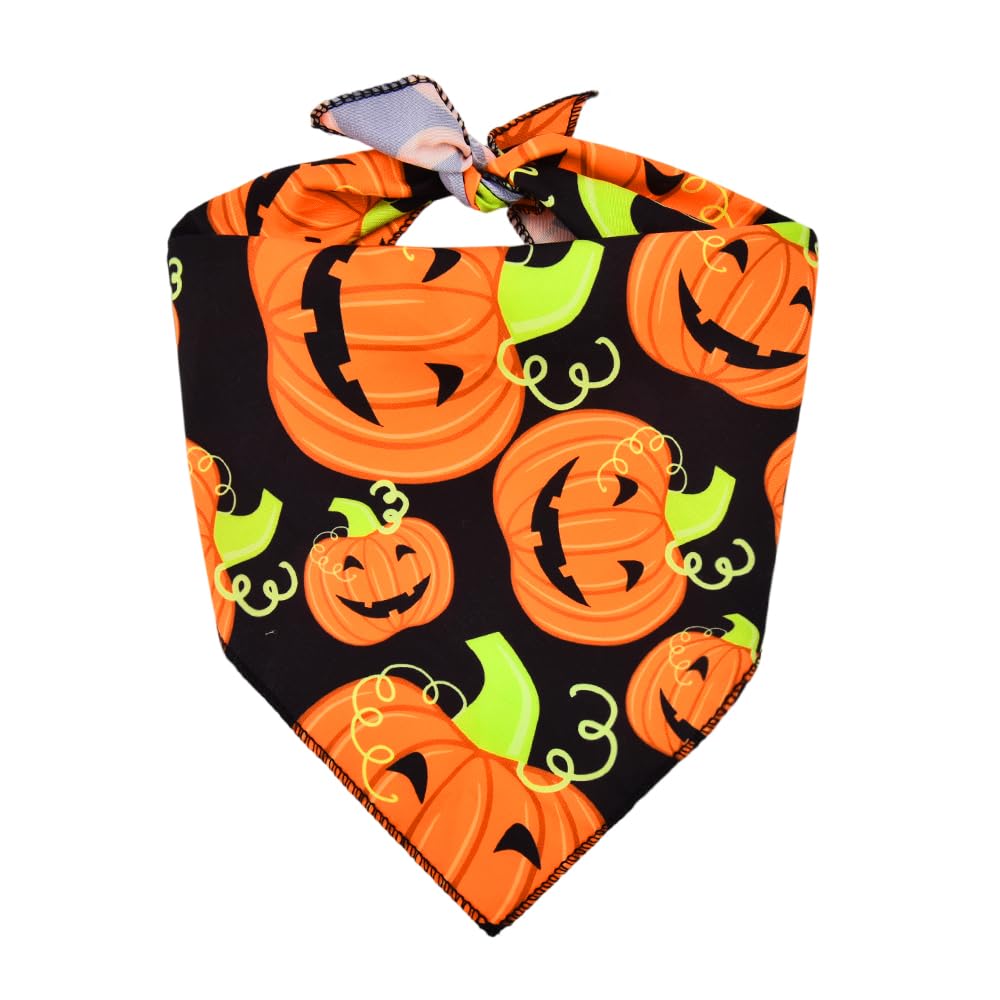 Cat Dog Halloween Costume Bandana Scary Pet Outfit Accessories Halloween Cat Apparel Supplies Essentials Horror Dog Scarf Clothes