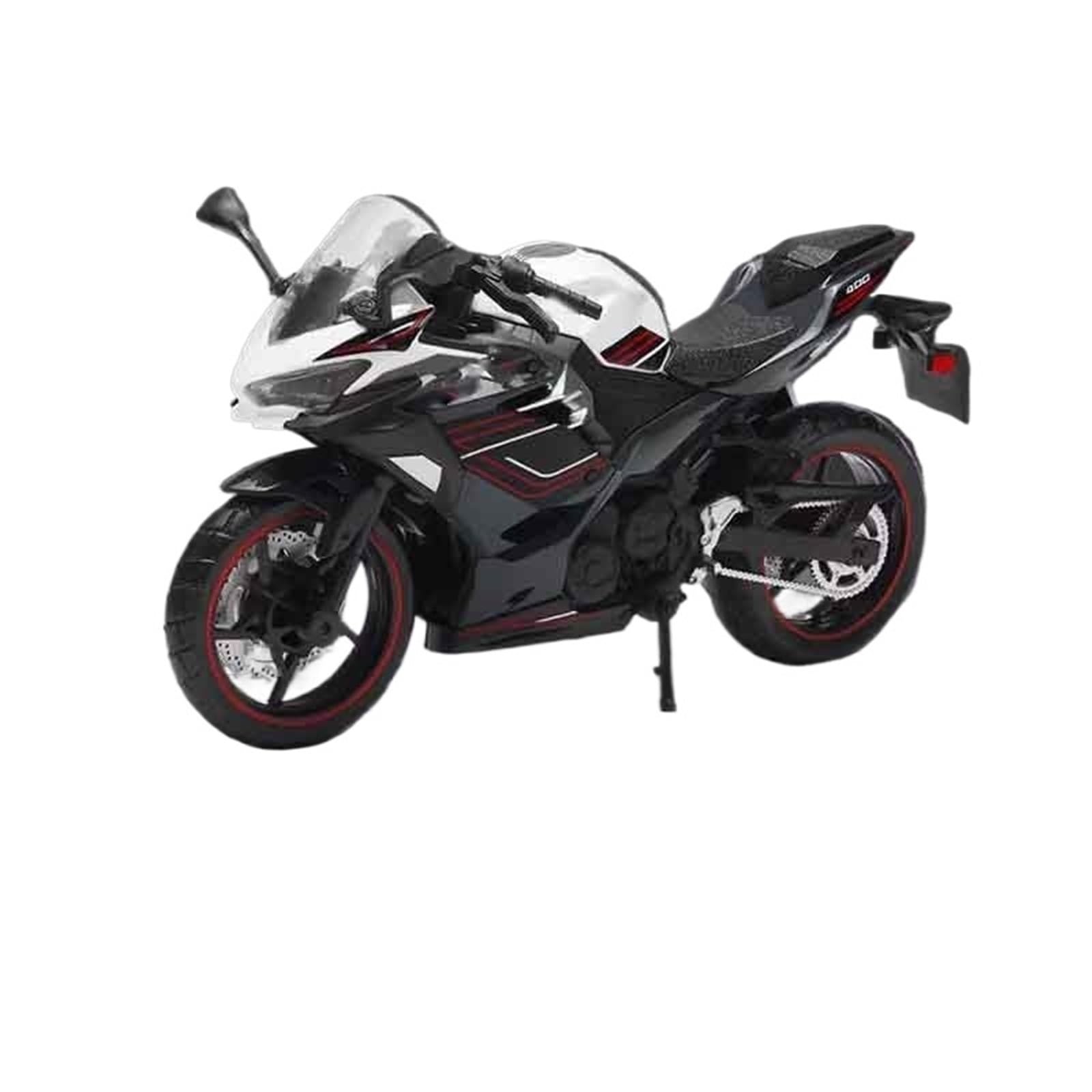 POEWRI for Kawasaki for Ninja 400 Alloy Diecast Sport Motorcycle Model 1/12