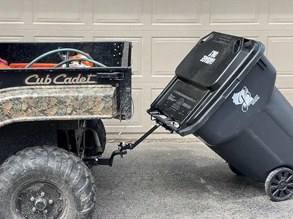 American Made UBLMT Premium Single Can Ball or Bolt Mounted Garbage Hauling Device, by Garbage Commander
