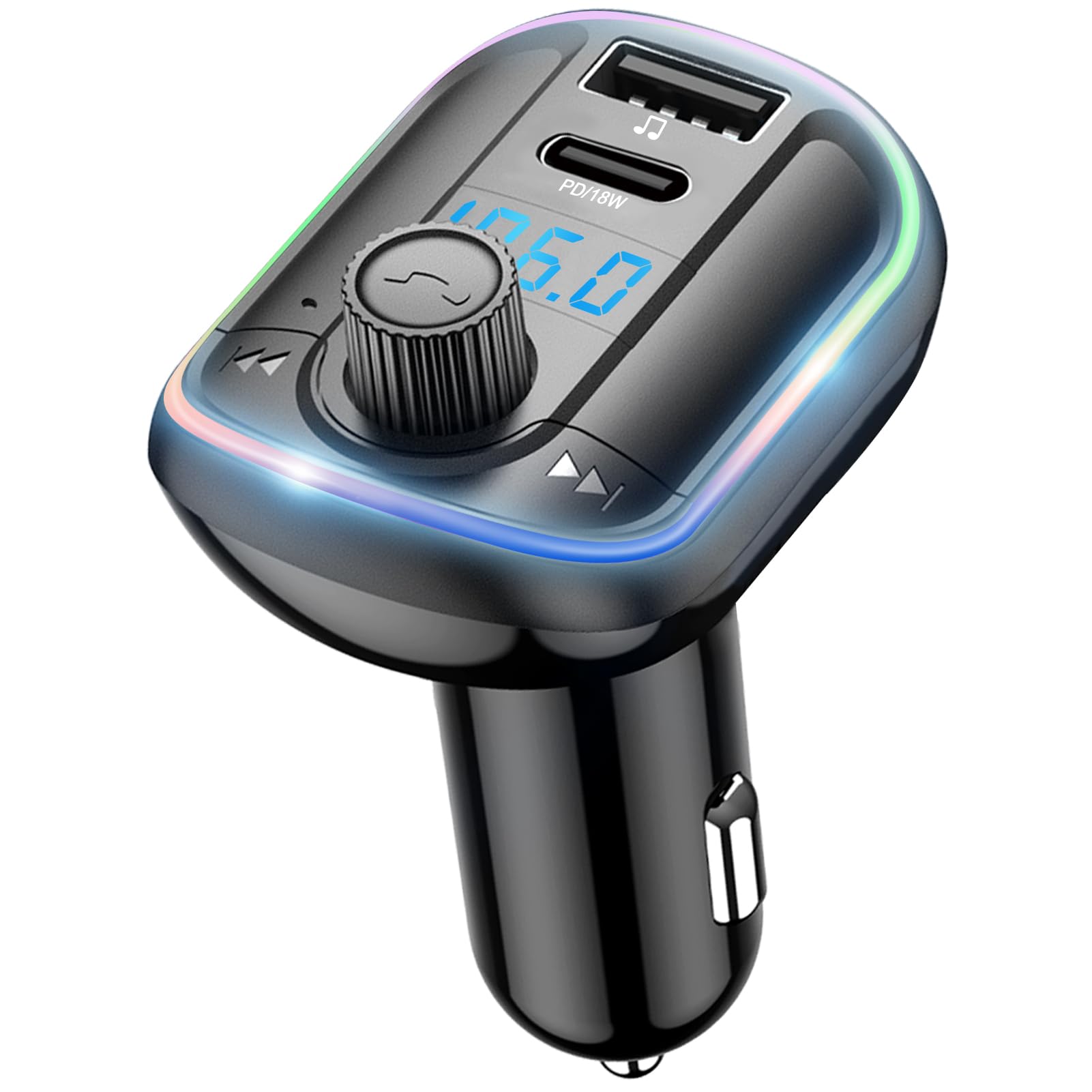 Amazon.com: SKYBESS FM Transmitter Bluetooth 5.0, Upgraded PD18W