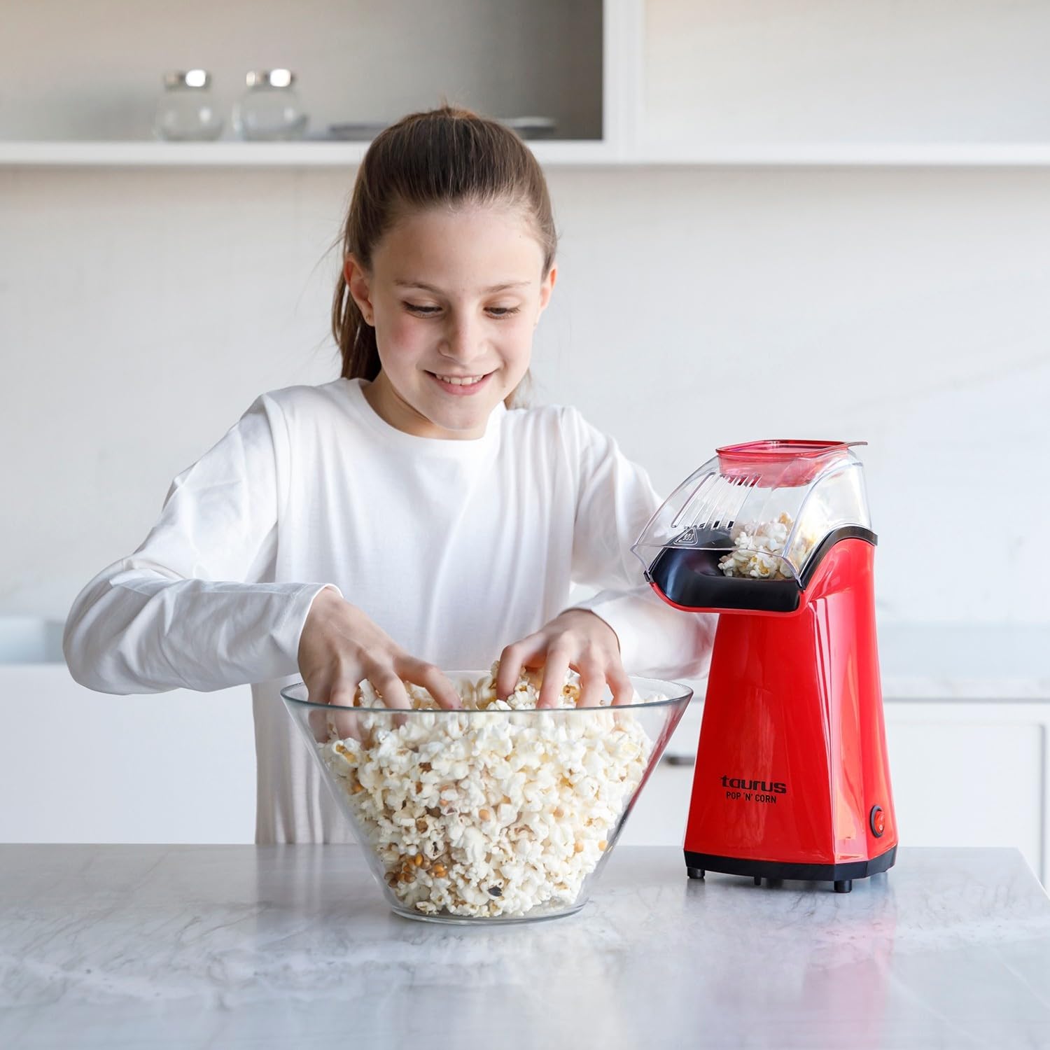 Machine à Popcorn Taurus 968375 1100W Rouge
