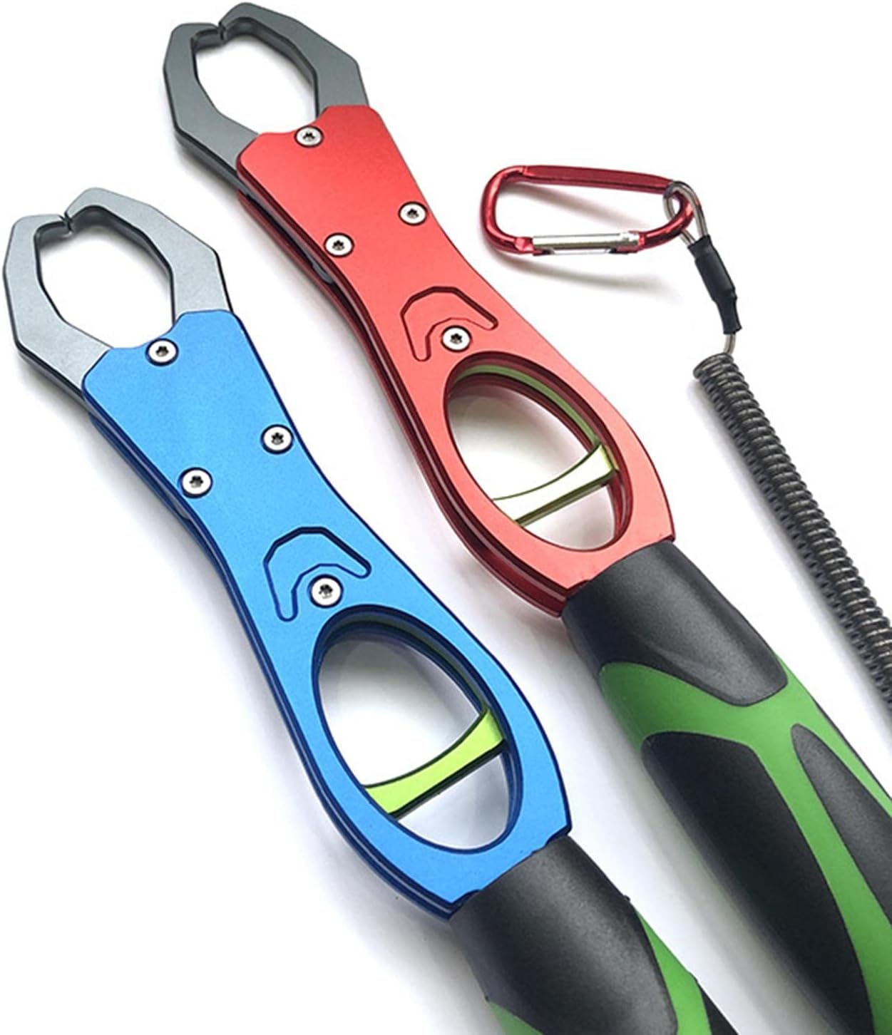 Ali Shipping Fish Lip Grip Tool Fish Control Portable Fishing Gripper with Scale Red