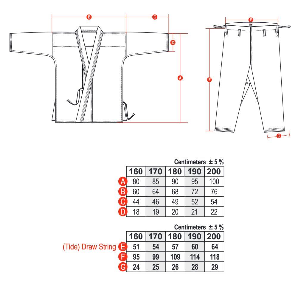 DEPICE Ippon Traje de karate Unisex adulto