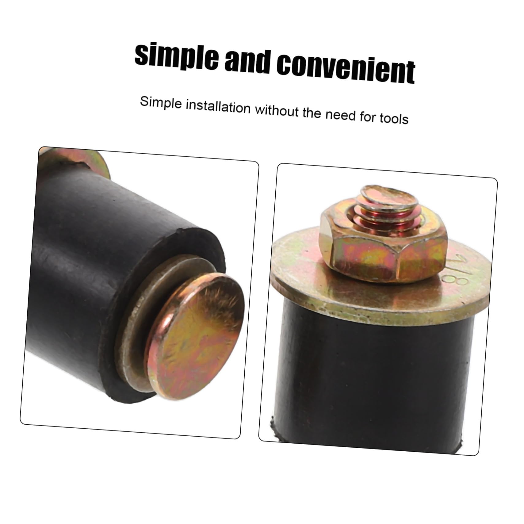 Unomor Engine Plug Expansion 8 Pack 7/8 Size Neoprene for Automotive and Industrial Pressure Testing