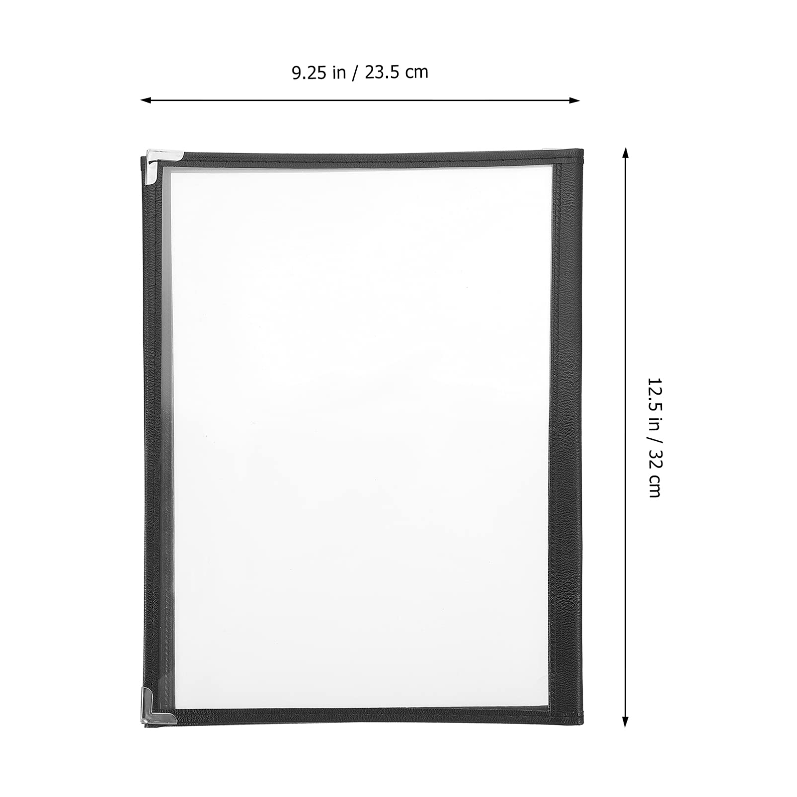 SOLUSTRE 10 Uds Carpeta De Recetas Decoración Dorada Carpetas De Archivos De Cartas Con Soporte Transparente Cubiertas De Libros Transparentes Carpeta De De Barra Cubiertas De Menú