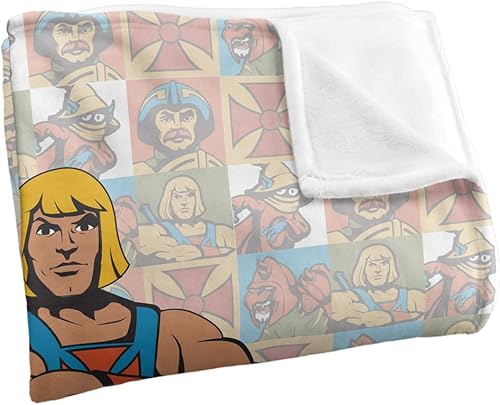 Miniatura 3 de Trevco Masters of The Universe Heroes - Manta de tacto sedoso, súper suave, 36 x 58 pulgadas