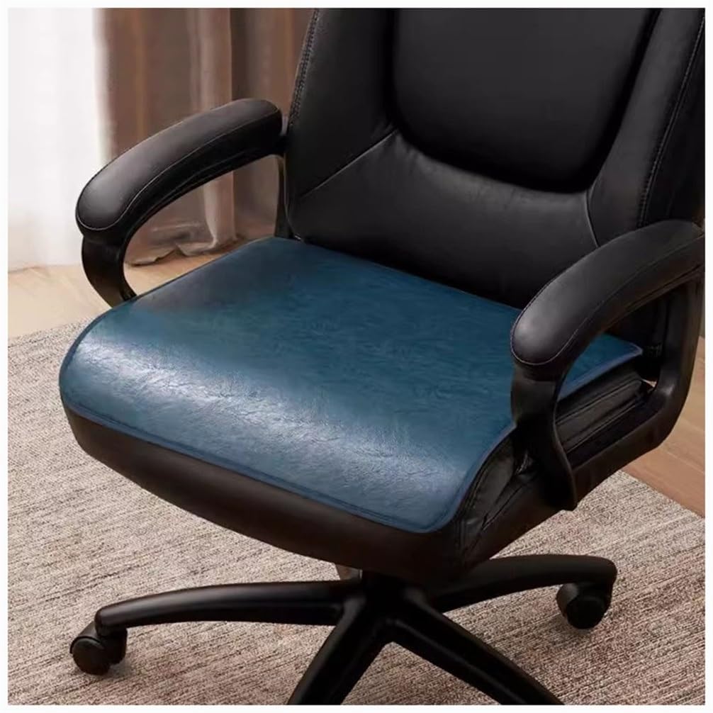 SVFOEBJM Chair Cushions for Dining Chairs 40 * 40cm 45 * 45cm 50 * 50cm Leather Office Non-Slip Home Seat Cushion Square Boss Chair Pad