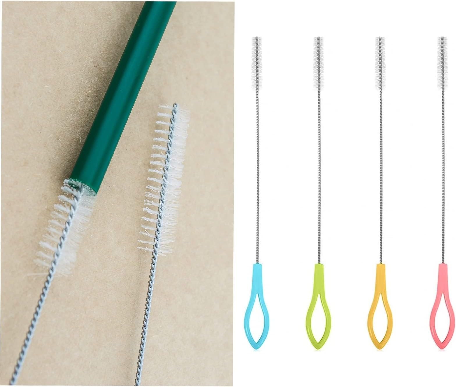 Vicloon Bottle Brush, 12 Pcs Long Bottle Cleaning Brushes, Tube Brush